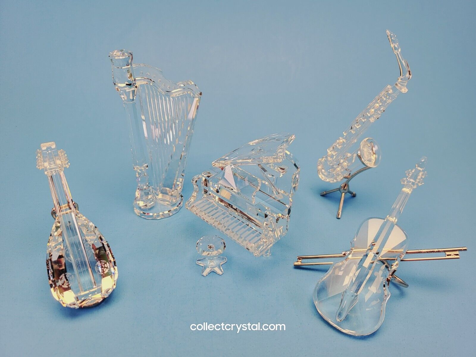 Melodies Musical Set Piano Violin Saxiphone Lute & Harp MIB Complete –  Collect Crystal