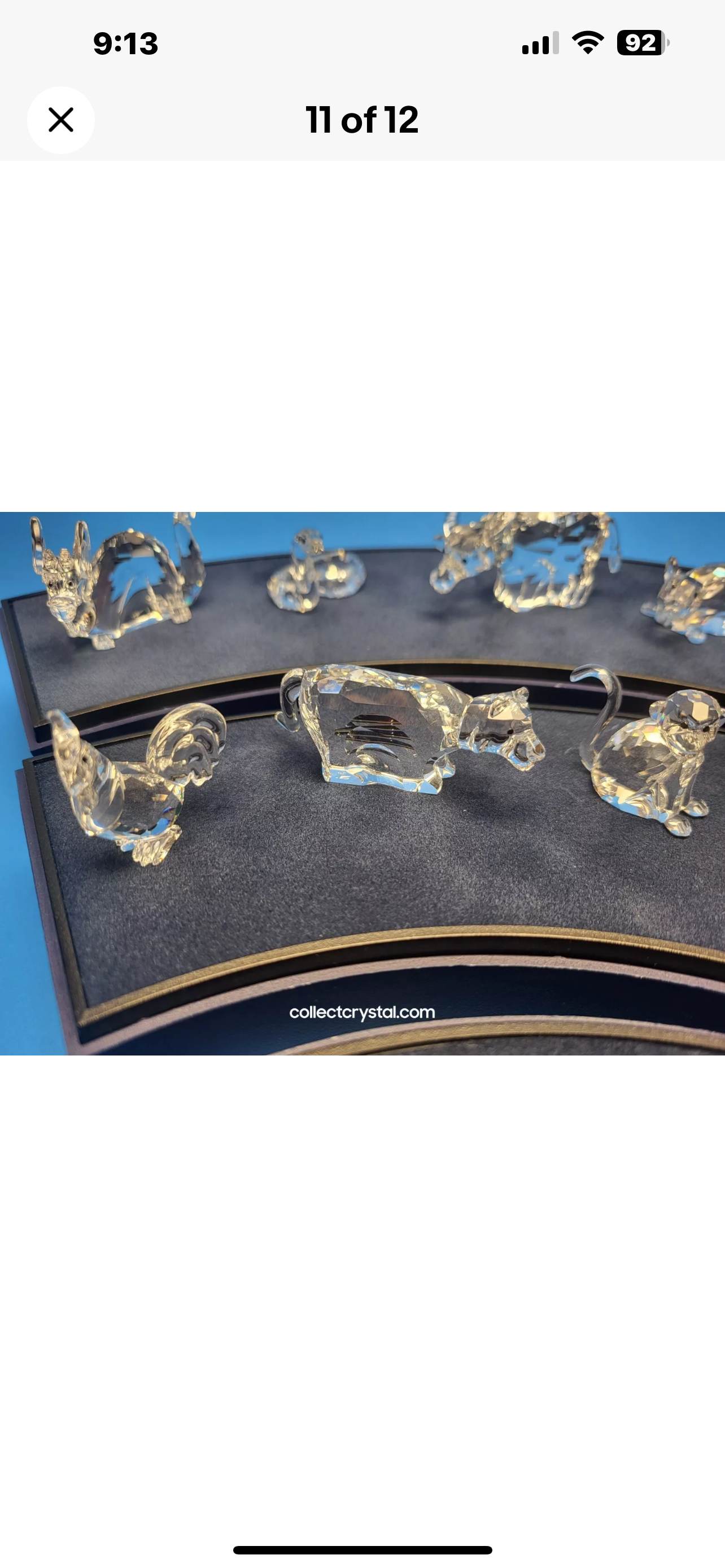 Swarovski Zodiac Complete 12 Piece Set  MIB Complete w display