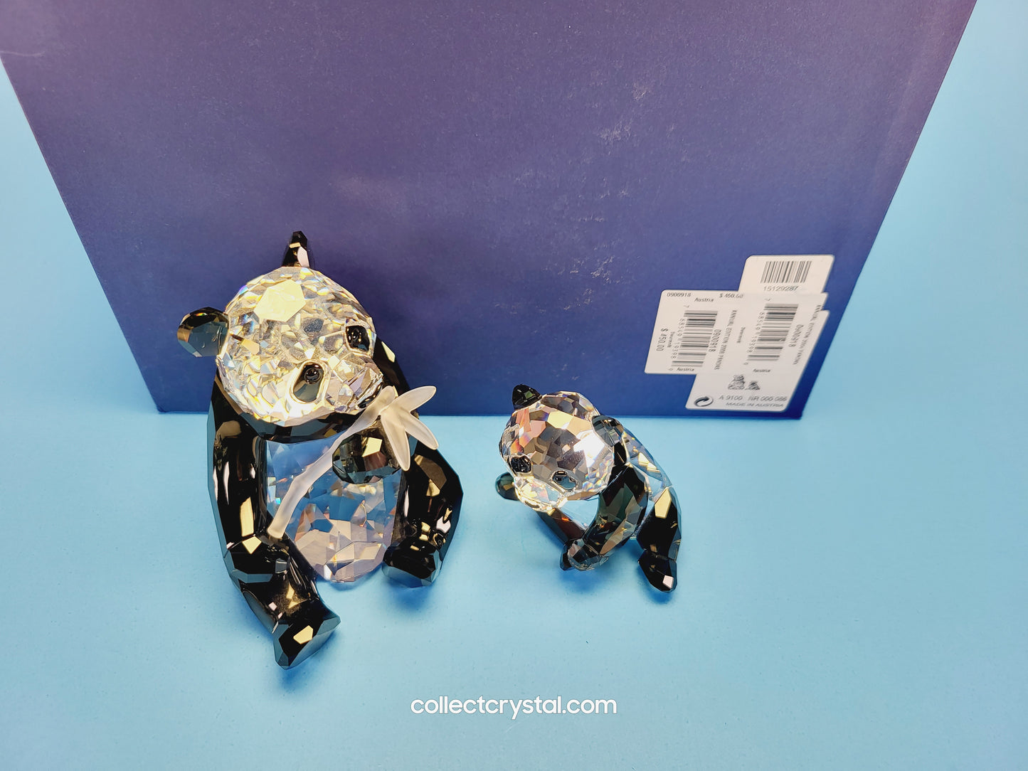 SWAROVSKI 2008 ANNUAL EDITION PANDAS – PANDA MOTHER AND CUB 900918