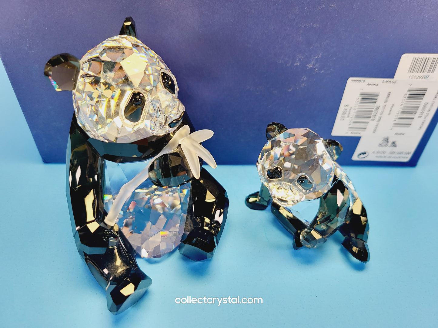 SWAROVSKI 2008 ANNUAL EDITION PANDAS – PANDA MOTHER AND CUB 900918