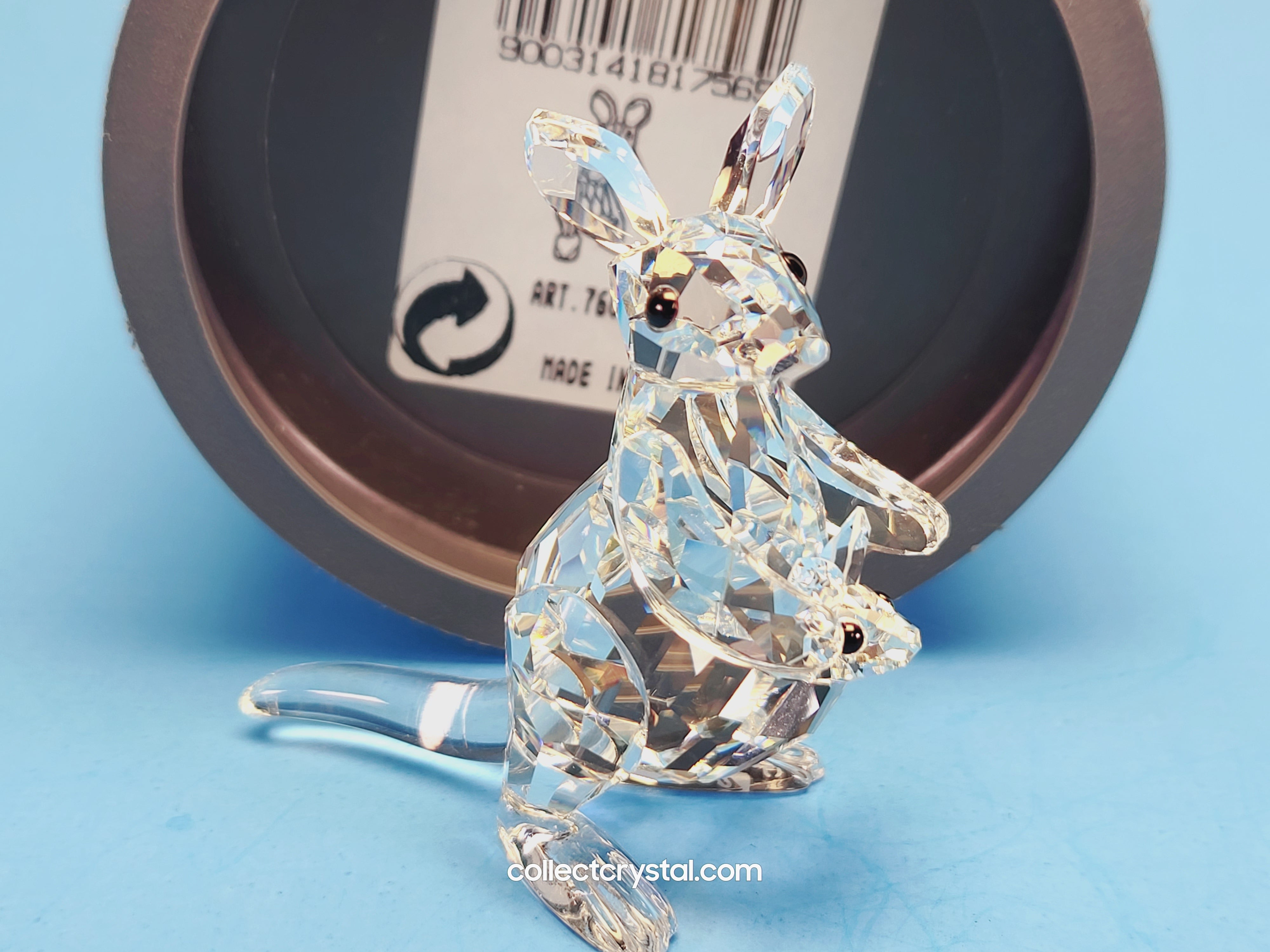 Swarovski on sale Crystal Mother Kangaroo With Baby Joey Retired.