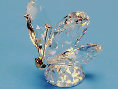 BUTTERFLY LARGE V3 CRYSTAL TIPS ON GOLD ANTENNA, MASK FACE /LARGE NOSE 010002