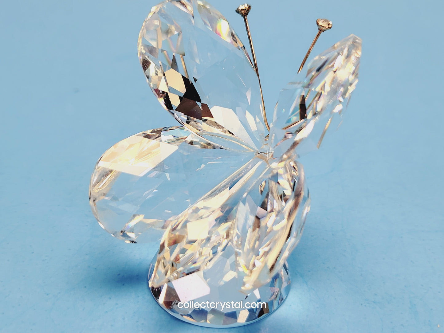 BUTTERFLY LARGE V3 CRYSTAL TIPS ON GOLD ANTENNA, MASK FACE /LARGE NOSE 010002