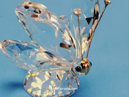 BUTTERFLY LARGE V3 CRYSTAL TIPS ON GOLD ANTENNA, MASK FACE /LARGE NOSE 010002