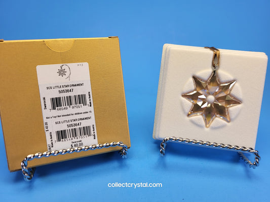 SWAROVSKI 2013 CHRISTMAS ORNAMENT GOLD SCS LITTLE 5053647