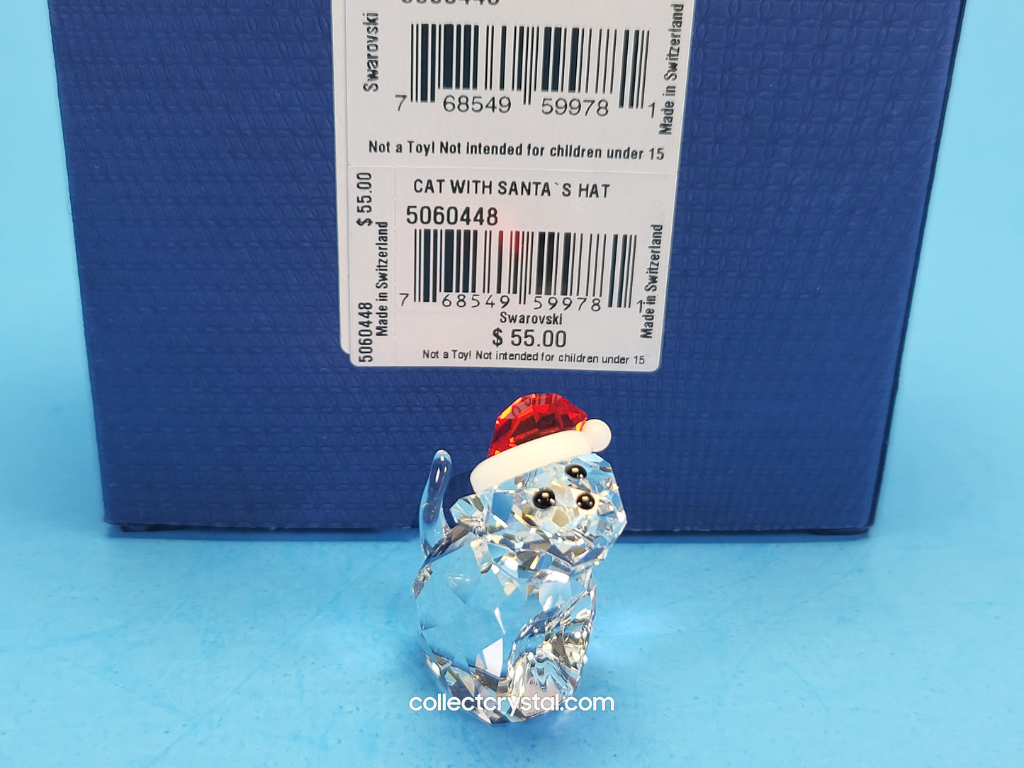 Cat With Santa Hat # 5060448 Christmas Figurine