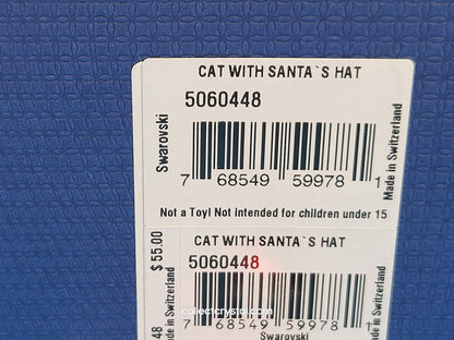 Cat With Santa Hat # 5060448 Christmas Figurine