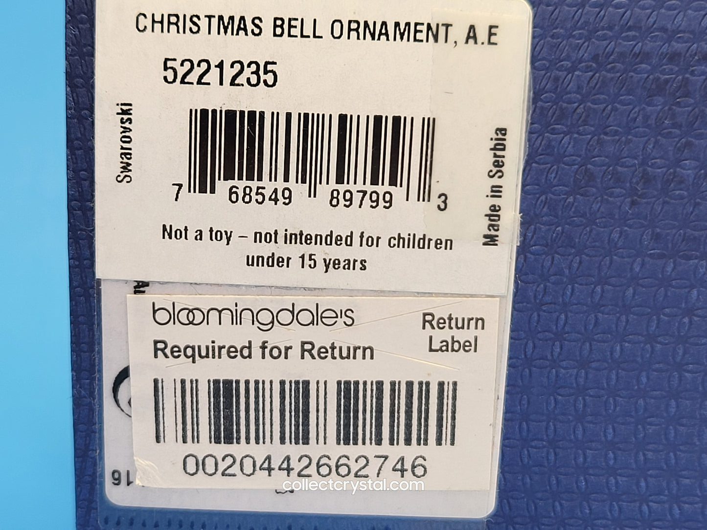 2016 CHRISTMAS BELL 5221235