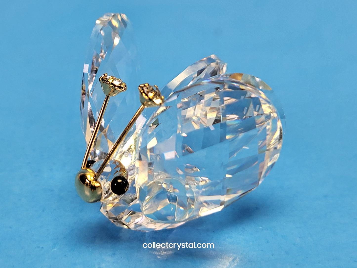 BUTTERFLY MINI v1 CRYSTAL TIPS ON GOLD ANTENNA, LARGE NOSE 012774