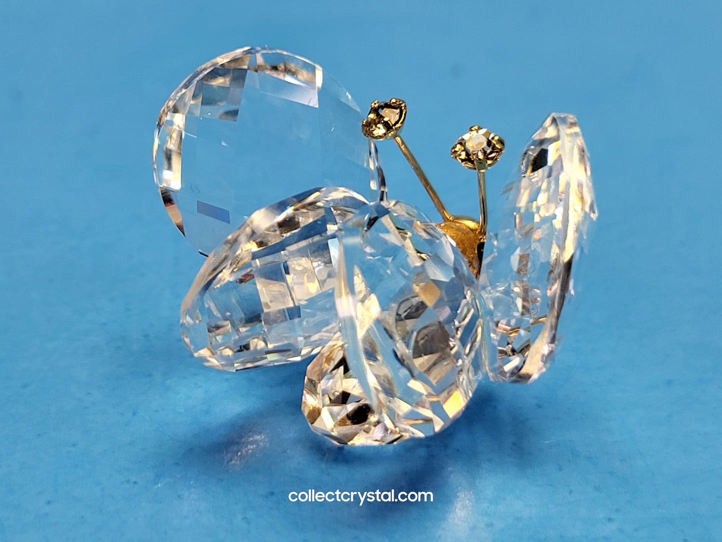 BUTTERFLY MINI v1 CRYSTAL TIPS ON GOLD ANTENNA, LARGE NOSE 012774