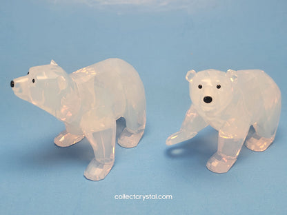 SWAROVSKI 2011 ANNUAL EDITION COMPANION POLAR BEAR CUBS WHITE OPAL