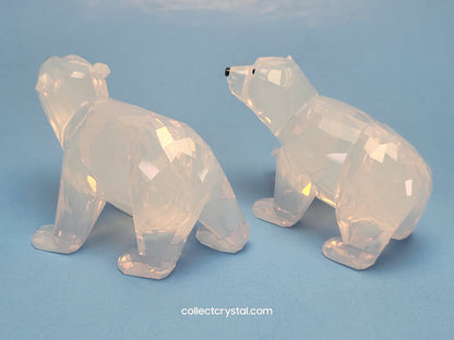 SWAROVSKI 2011 ANNUAL EDITION COMPANION POLAR BEAR CUBS WHITE OPAL