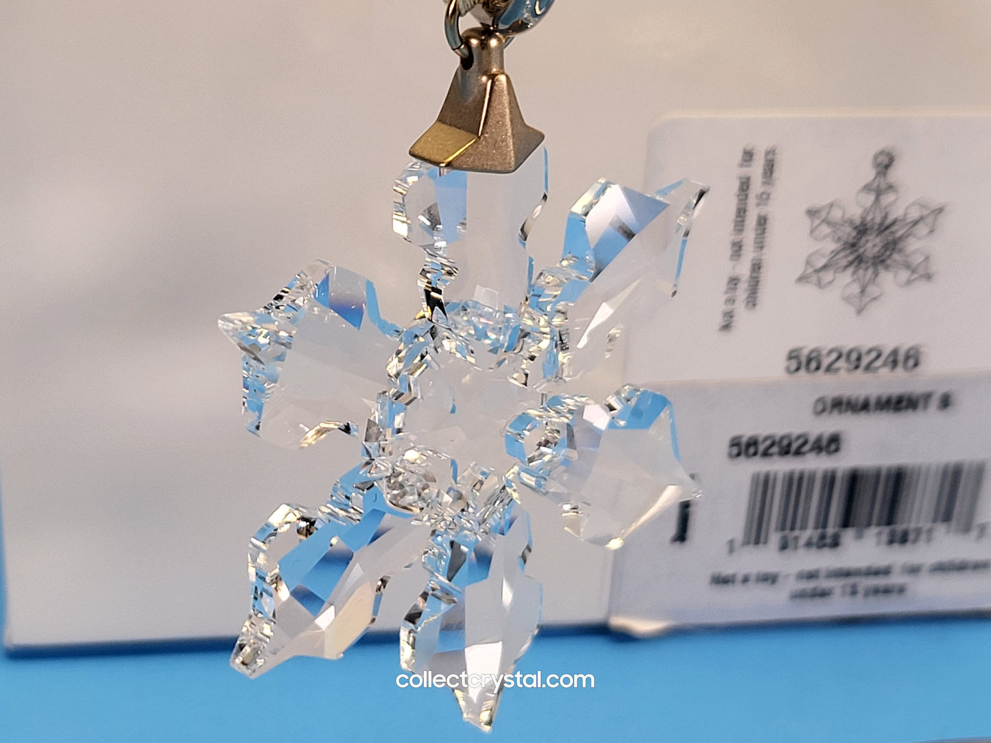 2022 Annual Snowflake Little clear Ornament 5629246