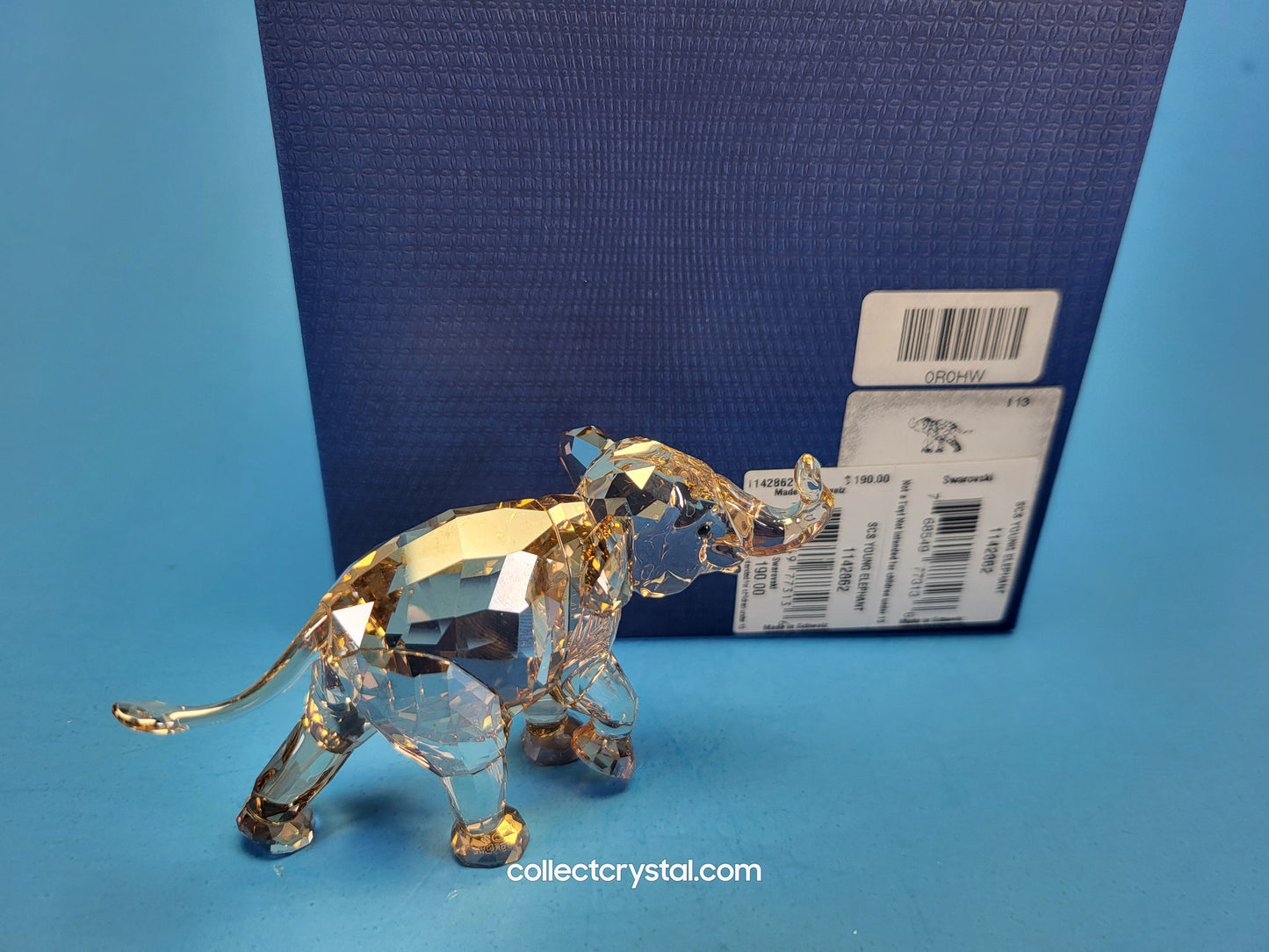 SWAROVSKI 2013 ANNUAL EDITION COMPANION YOUNG ELEPHANT TO GO WITH ANNUAL EDITION ELEPHANT CINTA 1142862