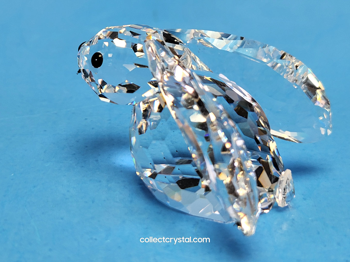 Swarovski Crystal Figurine Long Ear Bunny Rabbit 7678 001 or 208326