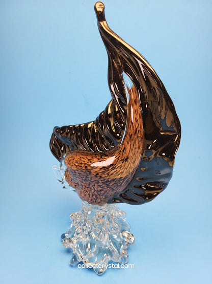 Murano Glass Fish Sculpture