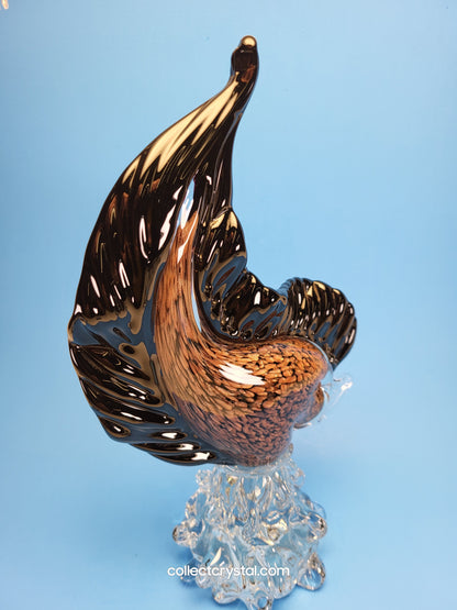 Murano Glass Fish Sculpture