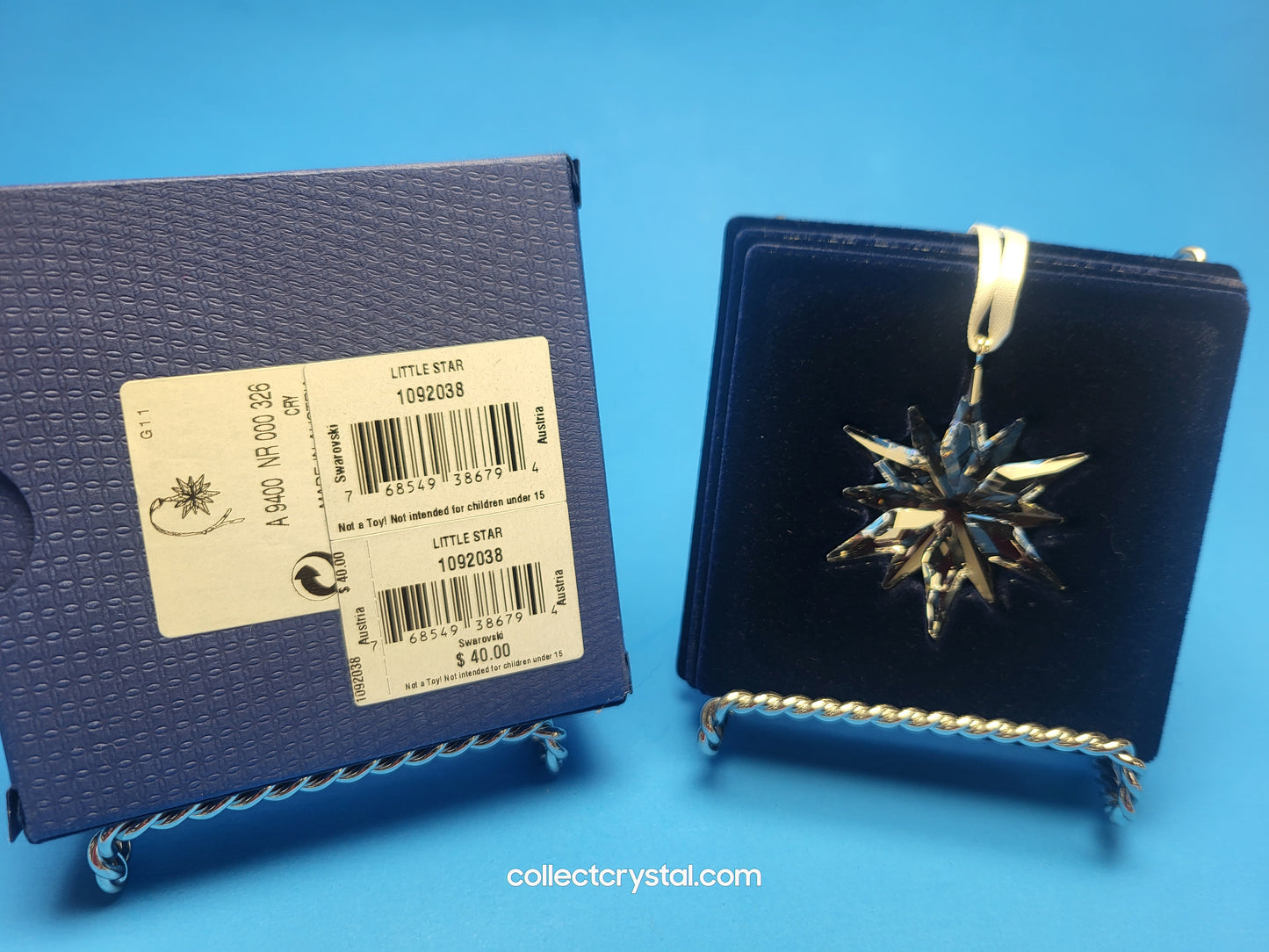 SWAROVSKI 2011 CHRISTMAS ORNAMENT LITTLE STAR 1092038