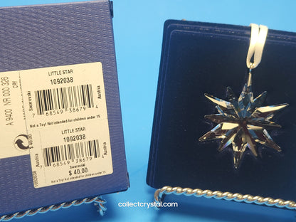 SWAROVSKI 2011 CHRISTMAS ORNAMENT LITTLE STAR 1092038