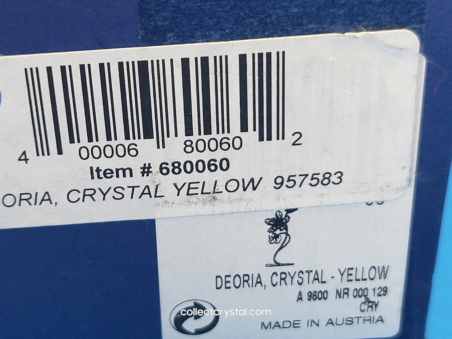 CRYSTAL PARADISE FLOWERS – DEORIA CRYSTAL YELLOW 957583 680060