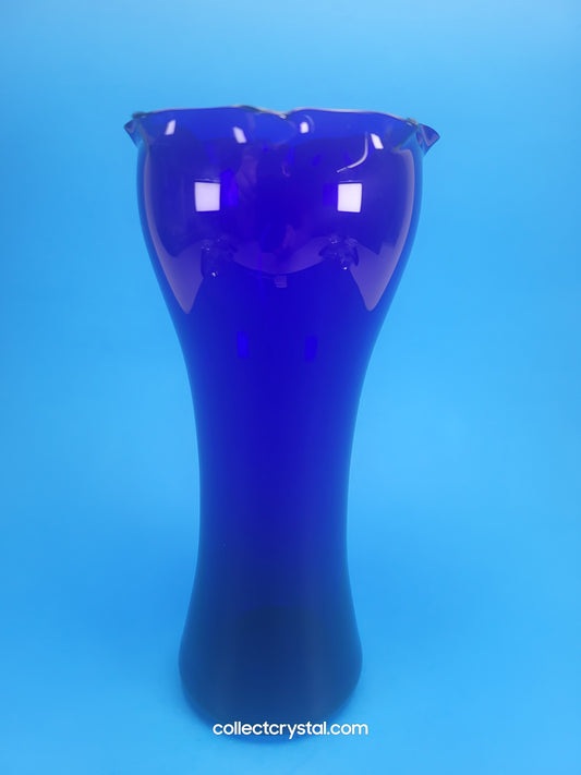 Colbalt Blue Flower Vase Tall