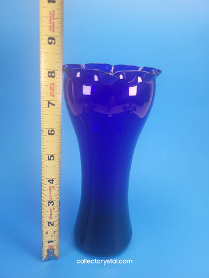 Colbalt Blue Flower Vase Tall