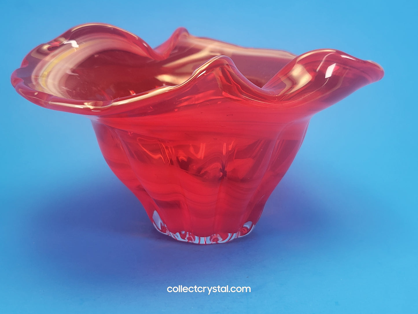 Hand Blown Art Glass Bowl