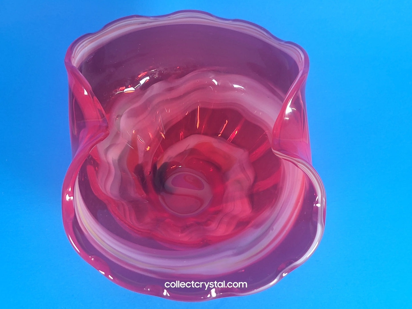 Hand Blown Art Glass Bowl