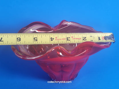 Hand Blown Art Glass Bowl