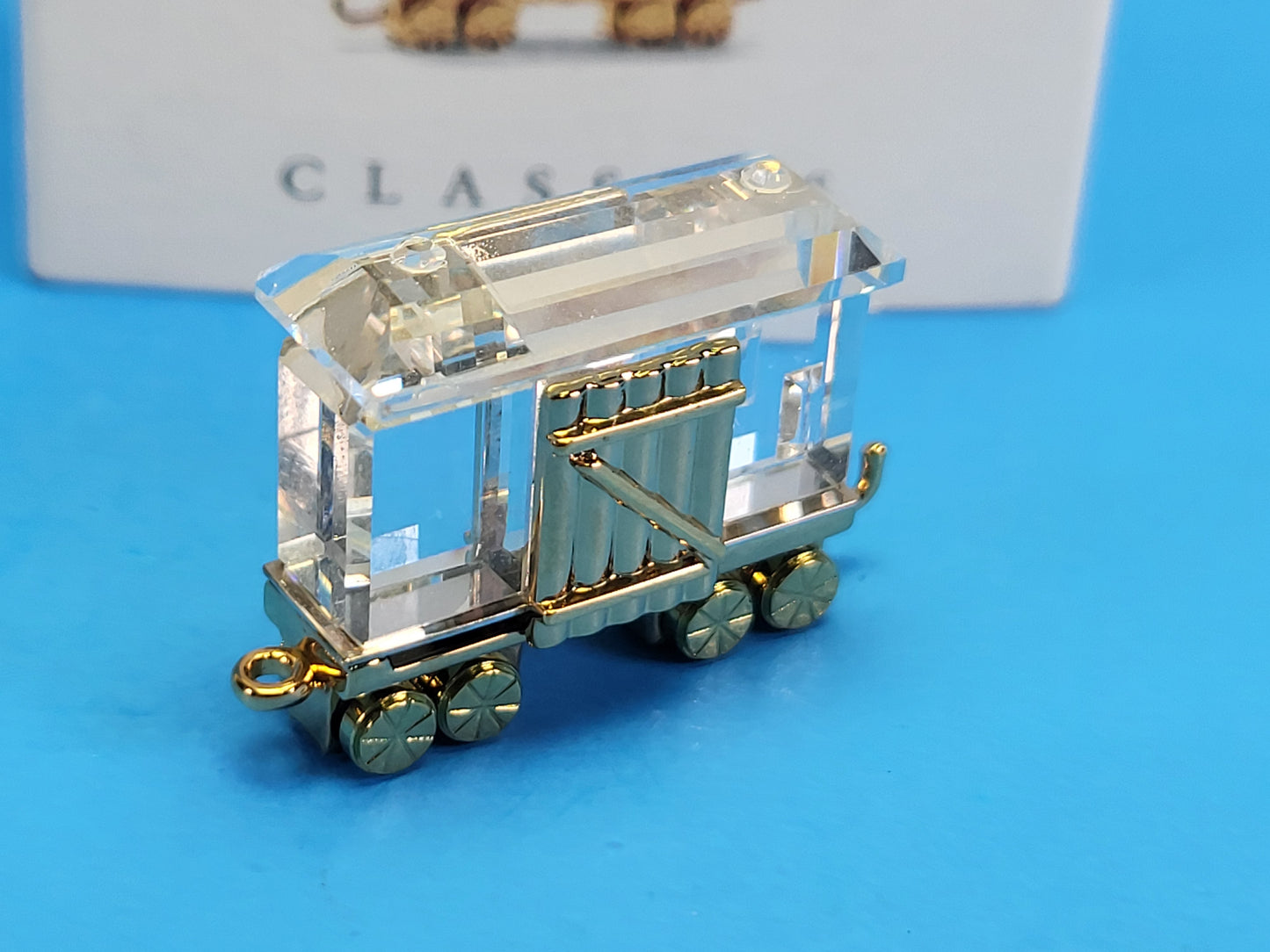 CRYSTAL MEMORIES – TRAIN FREIGHT CAR GOLD 219194