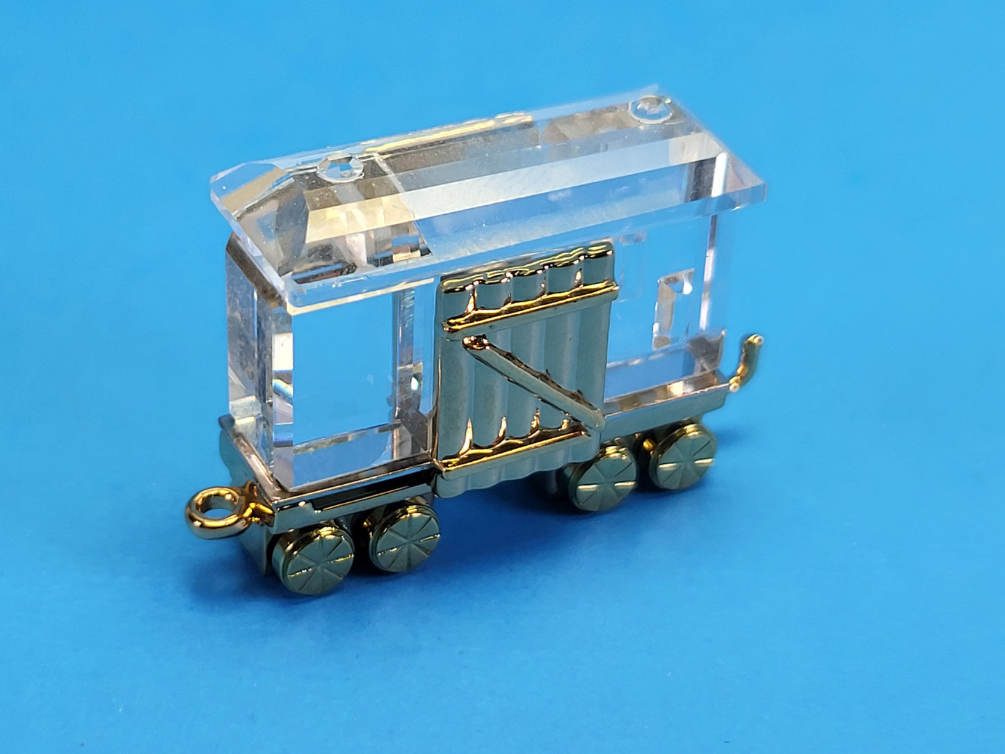 CRYSTAL MEMORIES – TRAIN FREIGHT CAR GOLD 219194