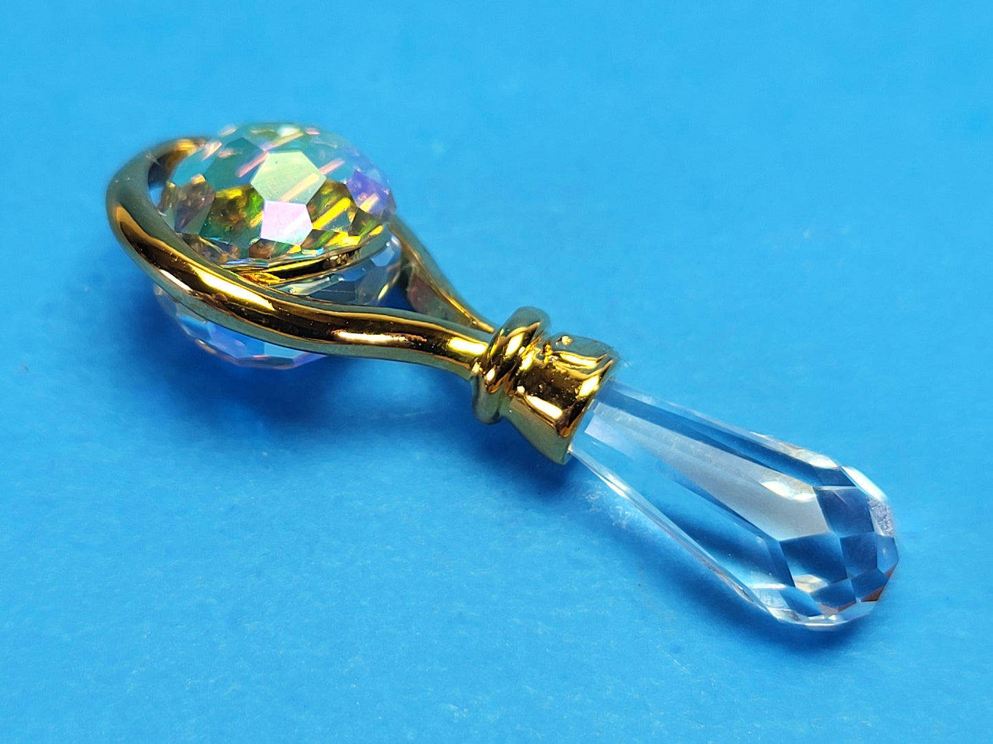 CRYSTAL MEMORIES – BABY’S RATTLE GOLD 219199