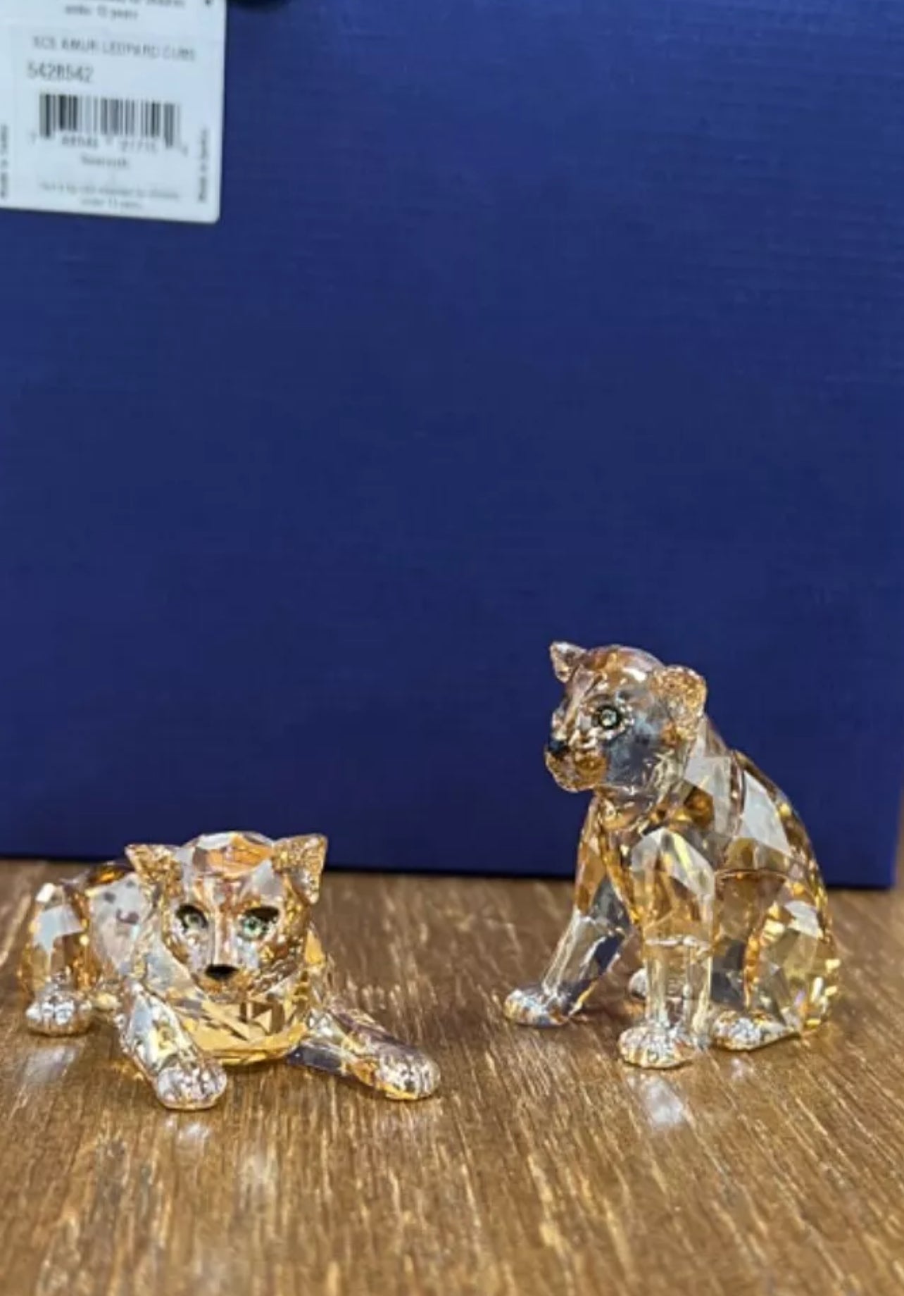 SWAROVSKI 2019 ANNUAL EDITION AMUR LEOPARD CUBS 5428542