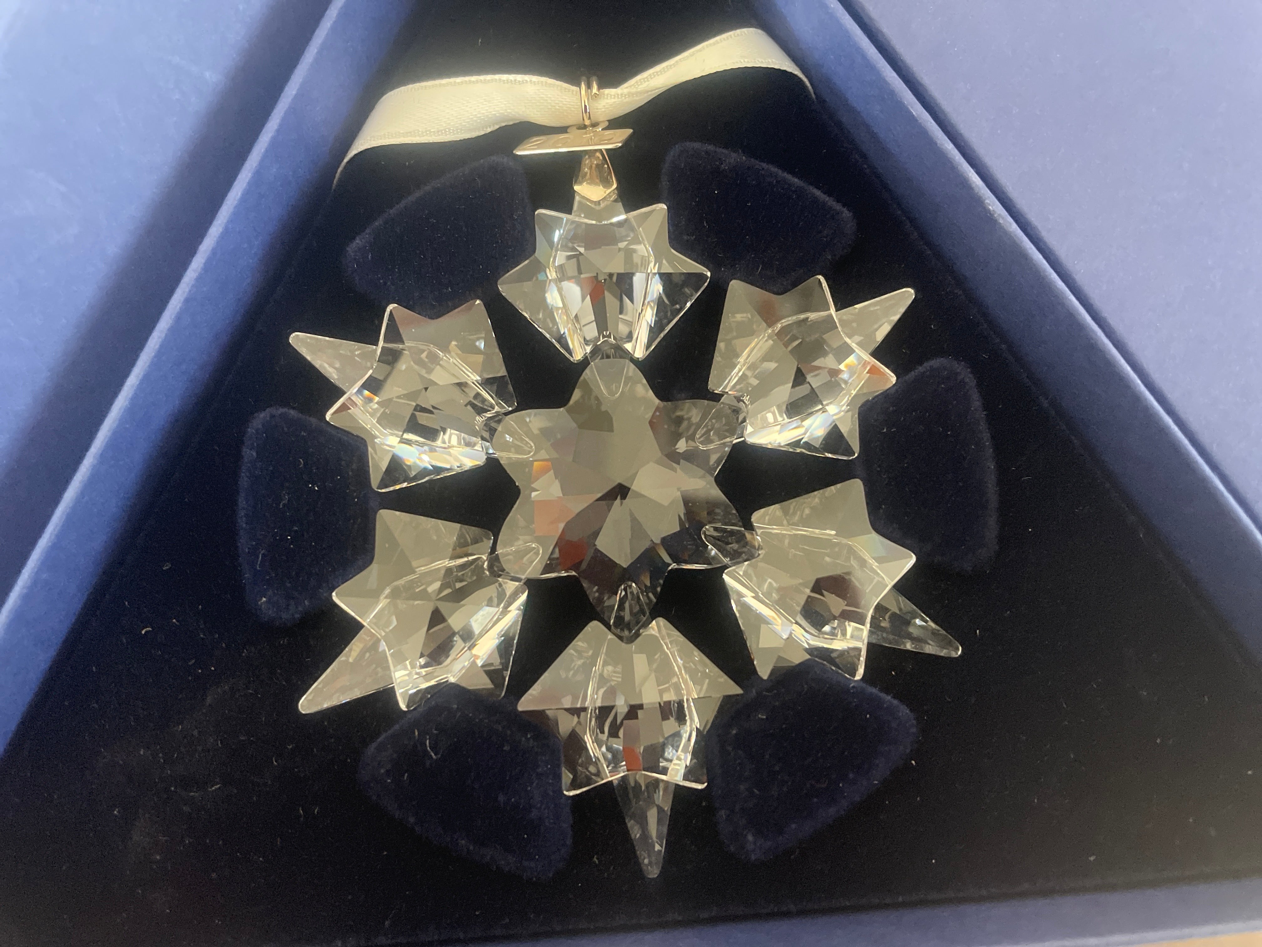 Swarovski 2010 Large Annual Christmas Ornament Star Snowflake Brand high quality New 1041301