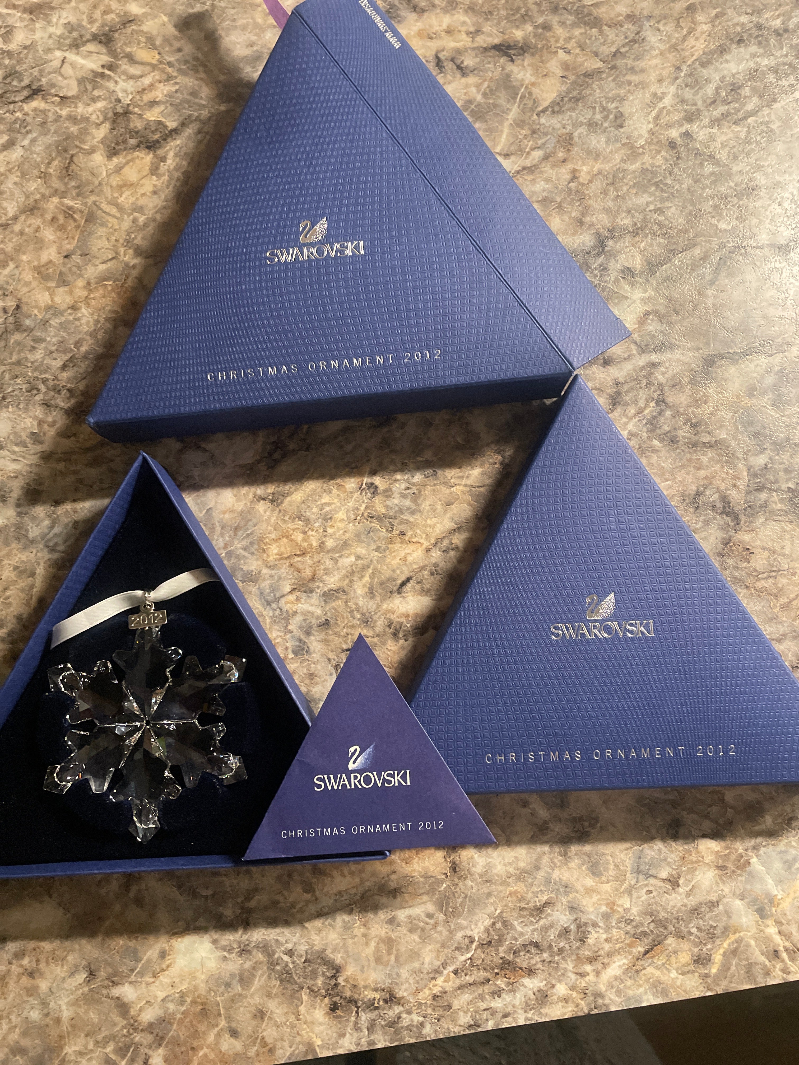 Swarovski Crystal popular Christmas Ornament, 2012