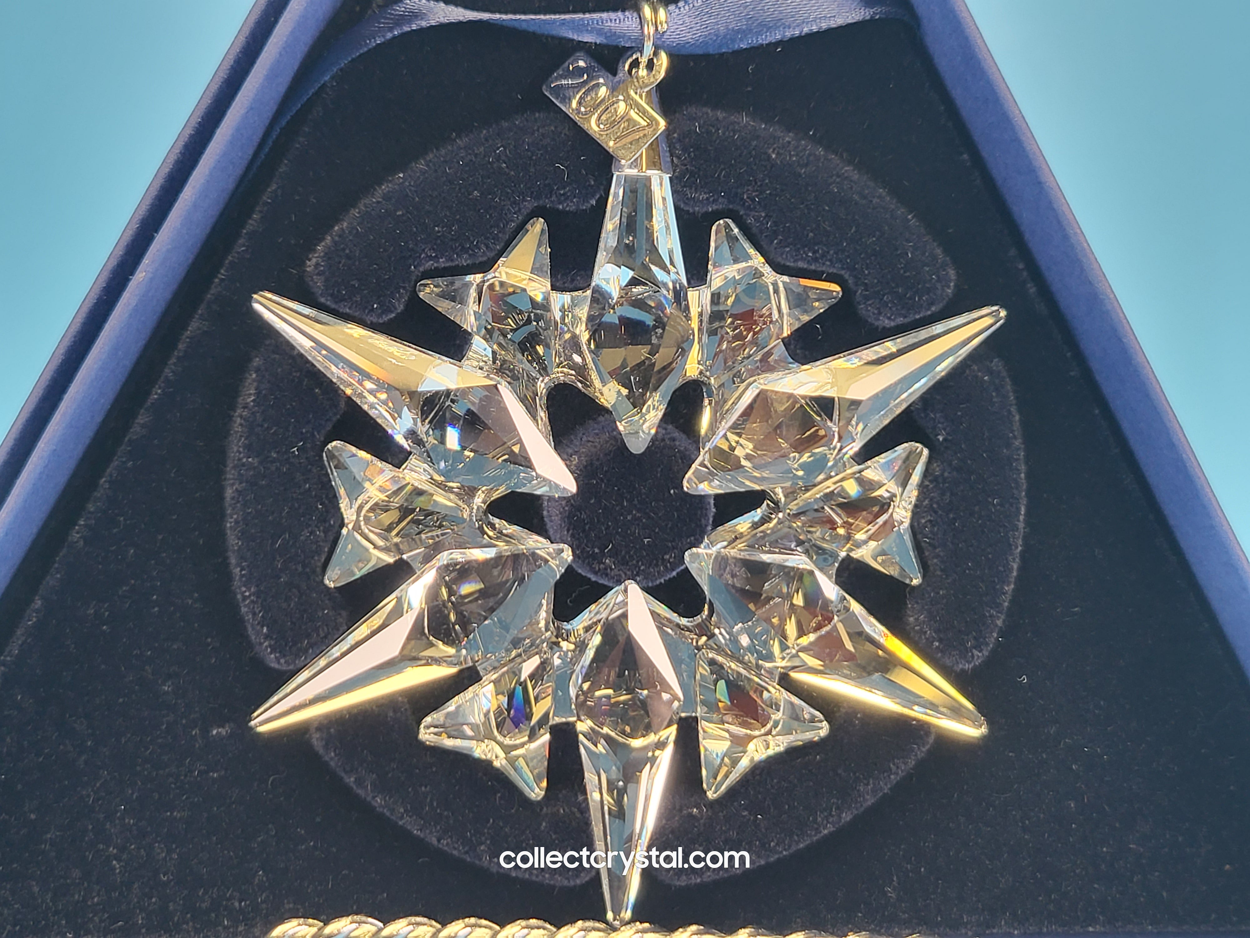 Orders 2007 Swarovski Christmas Crystal Star Ornament