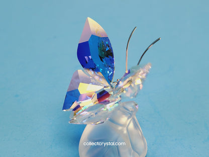 BUTTERFLY SPARKLING / SPARKLING BUTTERFLY ON LEAF Figurine 1113559