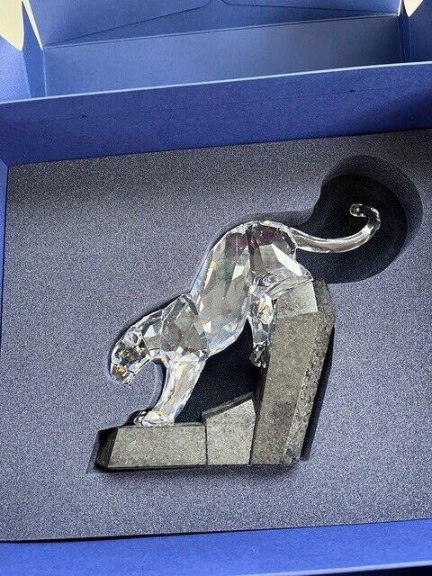 Swarovski Soulmates Cougar Figurine Power Of Elegance Panther 5155678 UK w Free EU Ship