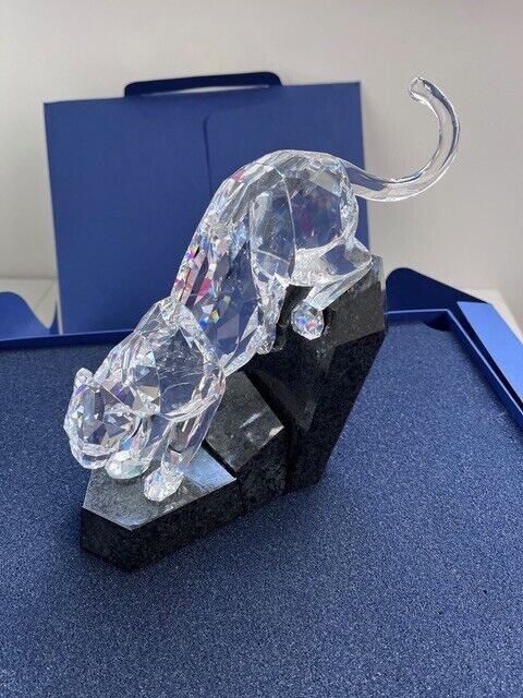 Swarovski Soulmates Cougar Figurine Power Of Elegance Panther 5155678 UK w Free EU Ship