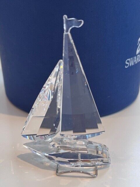 Swarovski SAILBOAT Figurine 183269 UK Product w Free EU Ship